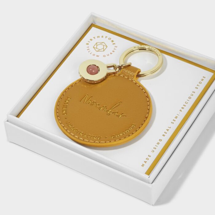 Katie Loxton Birthstone Keyring - November